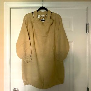 Sweater dress. Great for fall. Beautiful shoulder cutouts. Make offer